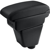Armsteun Middenconsole Clio 4/Captur met USB - Kunstleer (Zwarte Lijn)