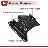 Mistlampgrill Afdekking Chevy Equinox RS 21-23 Linksvoor Zwart ABS (-45%)