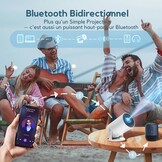 AKIYO O2 Mini Beamer met Android 11, WiFi 6 & 1080P - 34% Korting