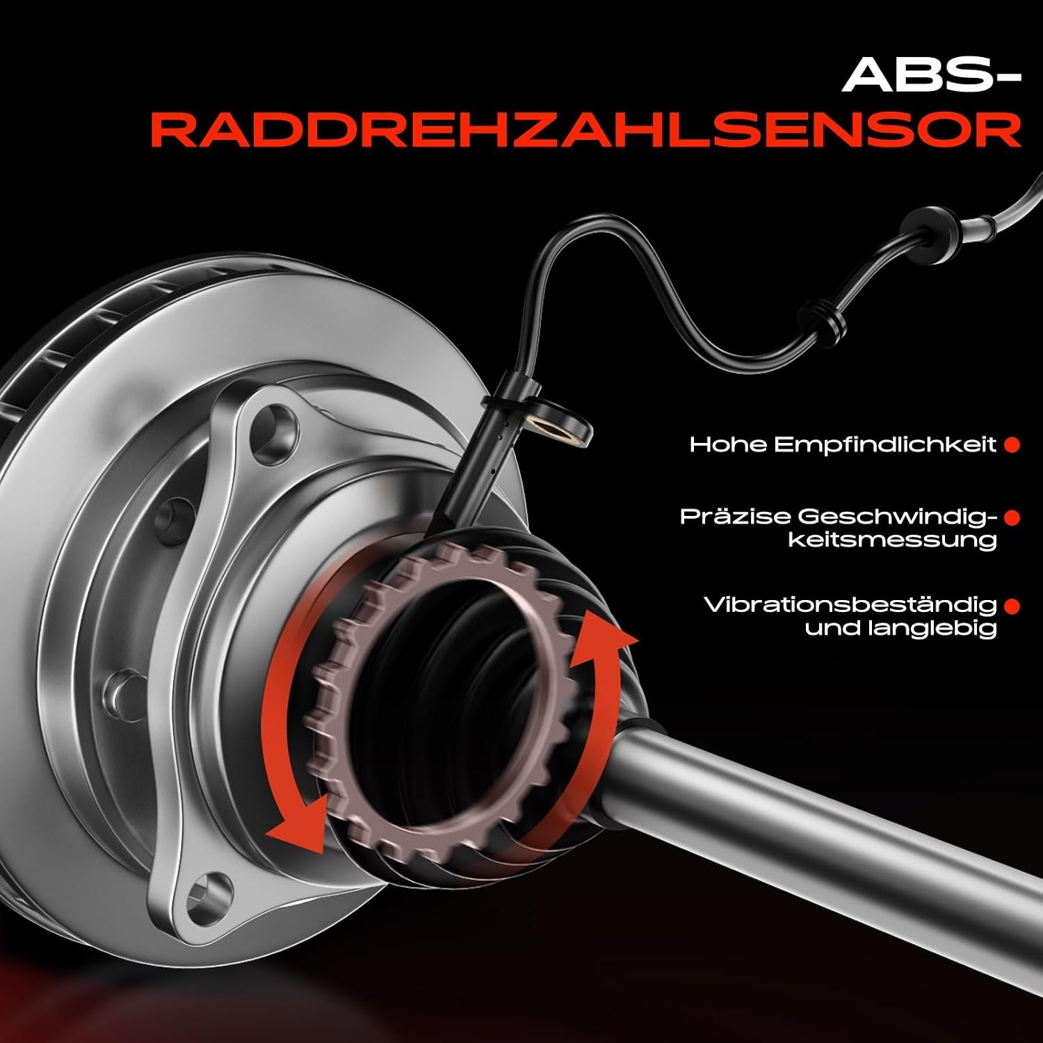 2x ABS Sensor Vooras - 45% Korting