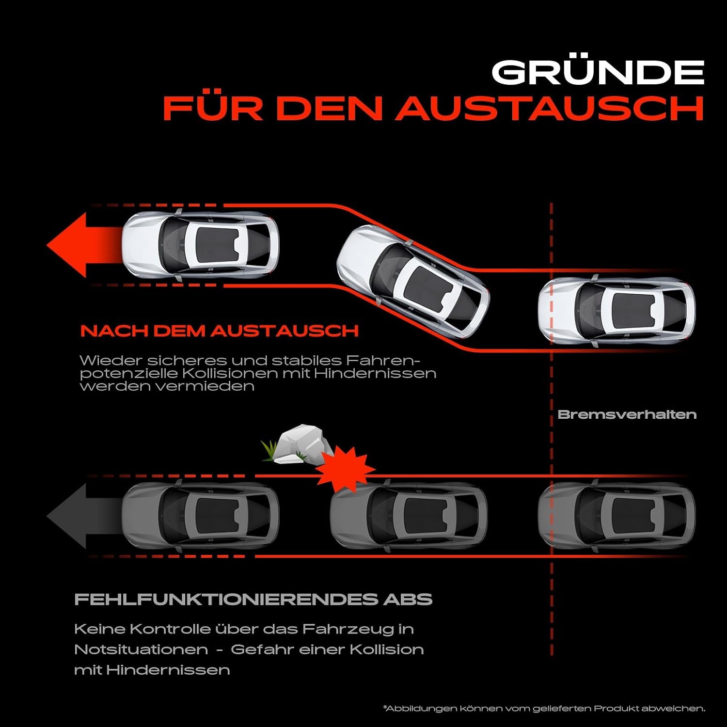 2x ABS Sensor Vooras - 45% Korting