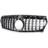 Sportgrille Mercedes CLA C117 W117 (2016-2019) - Glans Zwart/Chroom - 46% Korting