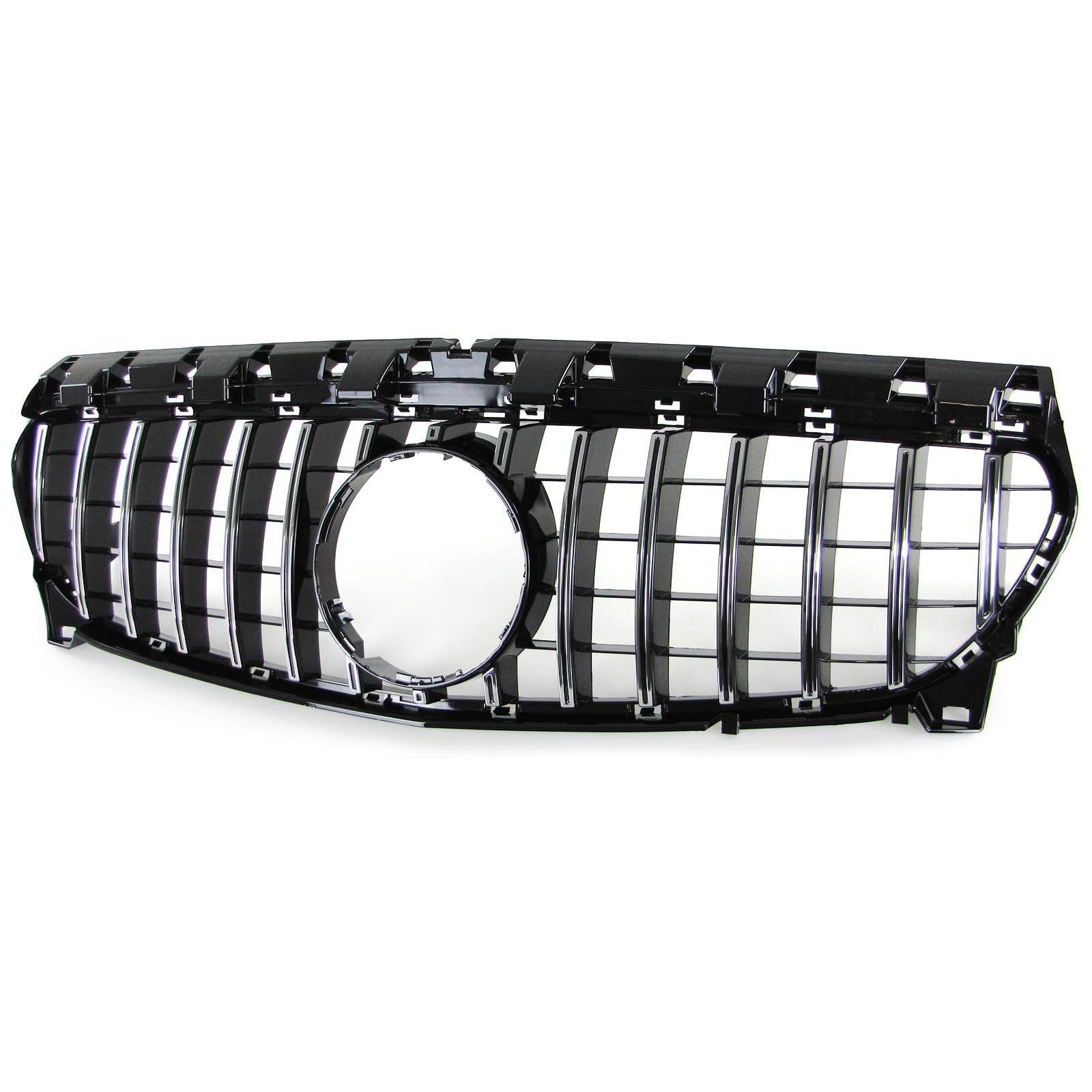 Sportgrille Mercedes CLA C117 W117 (2016-2019) - Glans Zwart/Chroom - 46% Korting
