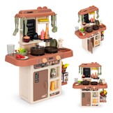 Kinderkeuken - 63x31,5x45,5cm - 42 accessoires - met stoom