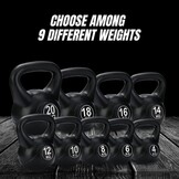 Kettlebell-Gewicht met Ergonomische Handgreep, Kettlebell-Halter voor Spiertraining Thuis en in de Sportschool