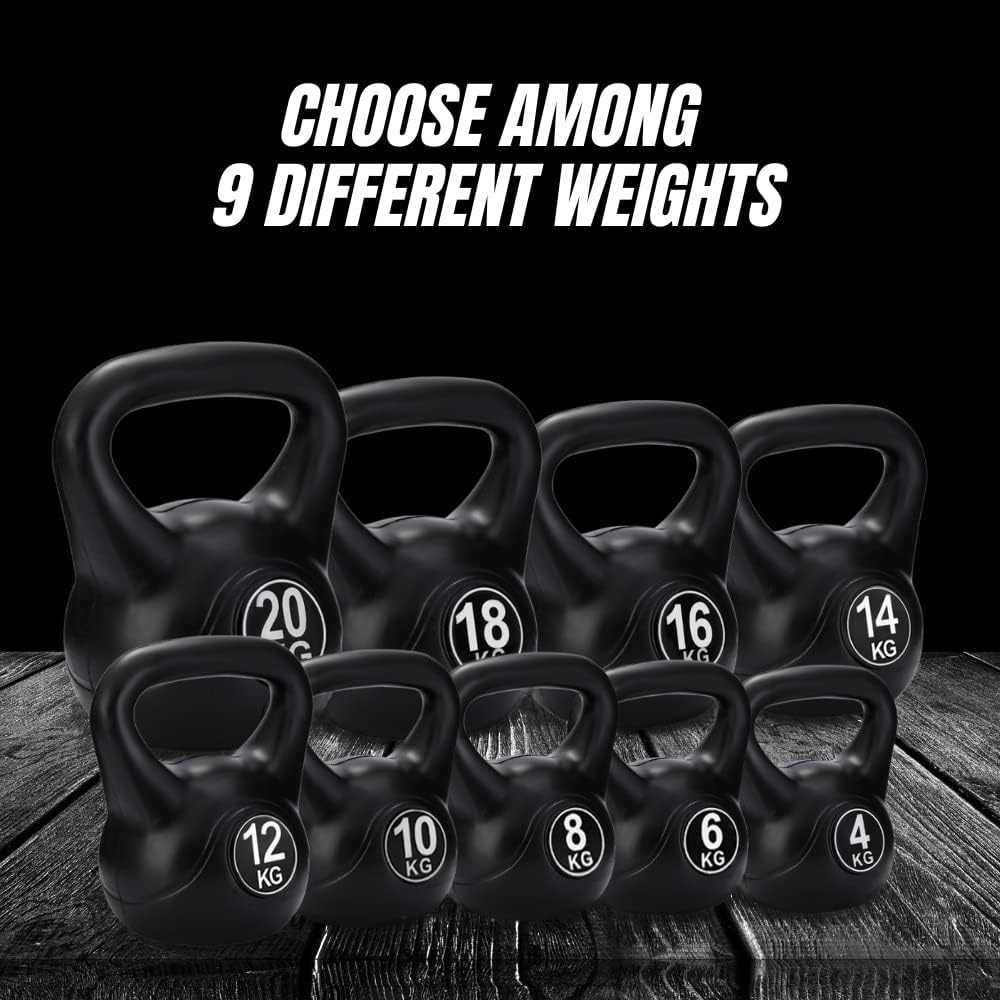 Kettlebell-Gewicht met Ergonomische Handgreep, Kettlebell-Halter voor Spiertraining Thuis en in de Sportschool