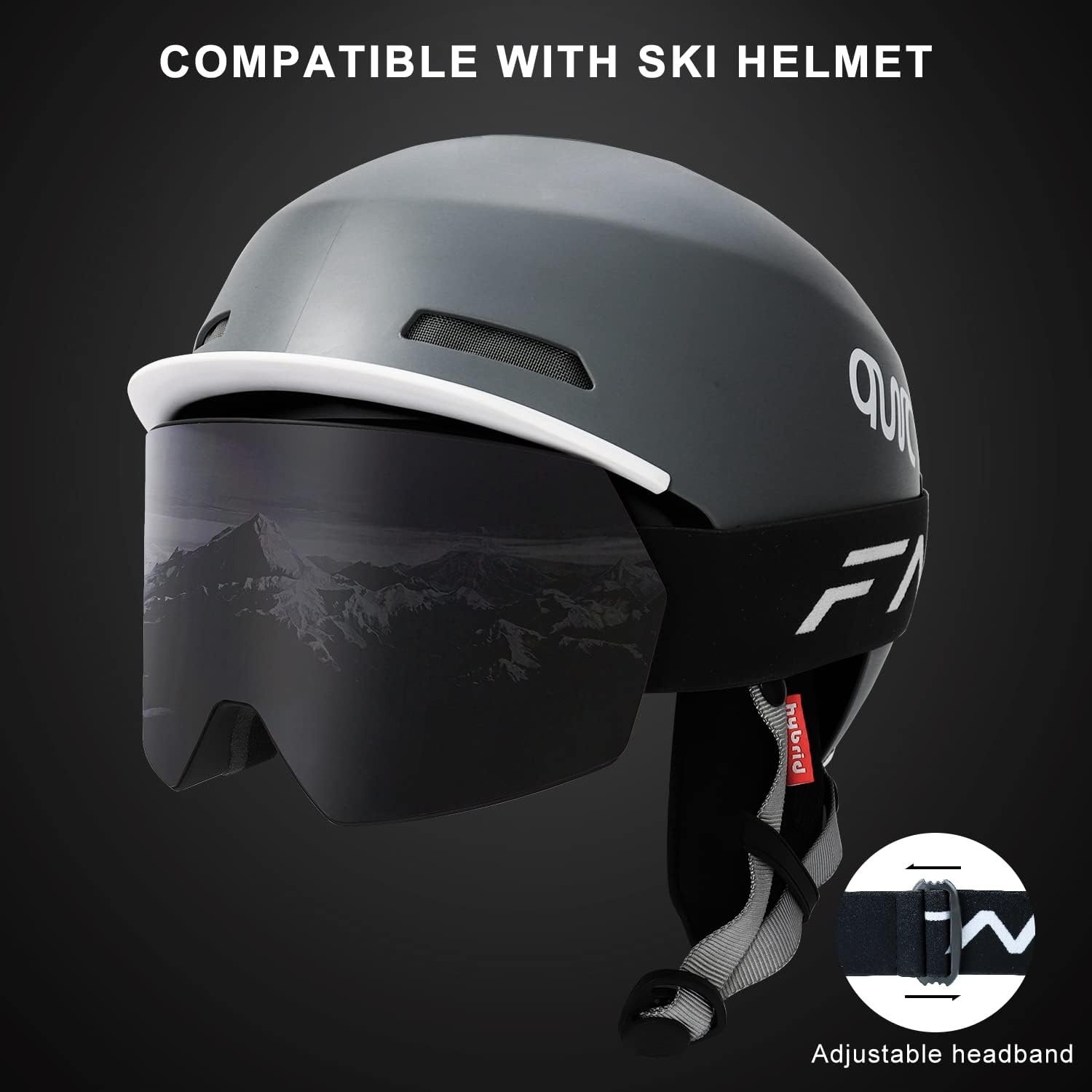 FMY Skibril - Snowboardbril voor Heren en Dames - Anti-condens en UV400