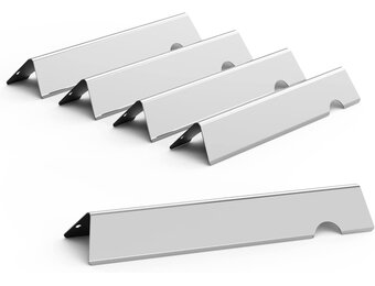 Onlyfire RVS Flavorizer Bars voor Genesis II 300 serie barbecues(bedieningspaneel aan de voorkant), Reserveonderdelen voor Weber 66032, set van 5