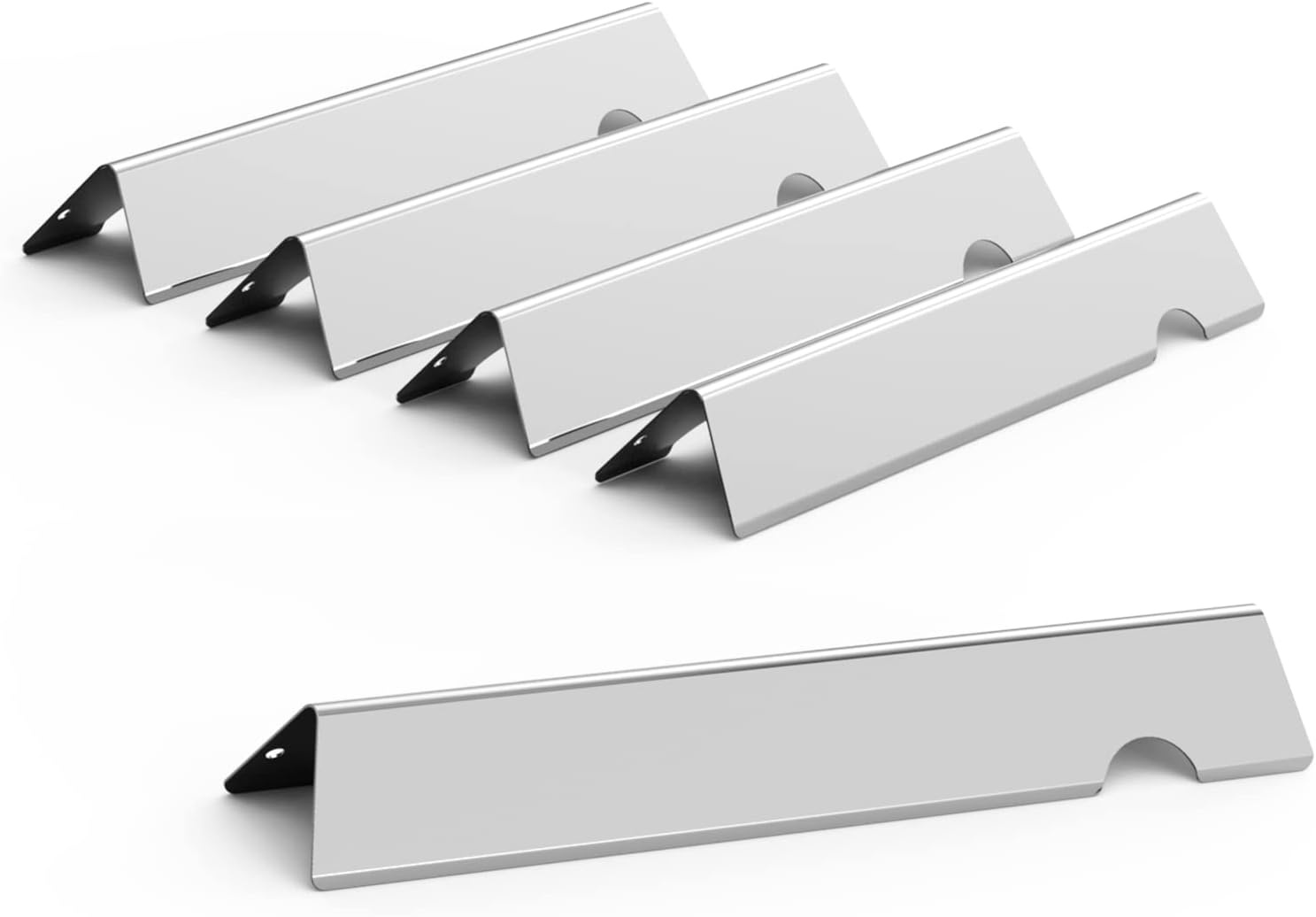Onlyfire RVS Flavorizer Bars voor Genesis II 300 serie barbecues(bedieningspaneel aan de voorkant), Reserveonderdelen voor Weber 66032, set van 5