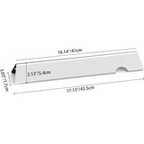 Onlyfire RVS Flavorizer Bars voor Genesis II 300 serie barbecues(bedieningspaneel aan de voorkant), Reserveonderdelen voor Weber 66032, set van 5