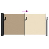 Uittrekbaar Windscherm 100x300 cm Beige - 34% Korting