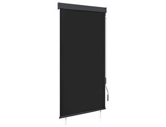 vidaXL Rolgordijn voor buiten 80x250 cm antraciet