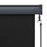 vidaXL Buiten Rolgordijn 80x250 cm Antraciet - 60% Korting