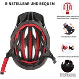 Kask rowerowy ze zdejmowanym wizjerem, dla kobiet i mężczyzn, lekki kask do rowerów górskich i miejskich