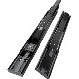 AOLISHENG 5 paar volledige verlenging lade lopers 400mm, kogellager kant zet lade glijbanen zware 45 kg laadvermogen