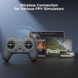 BETAFPV LiteRadio 4 Radiozender - 10-Kanaals ELRS FPV Controller - Grijs
