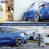 dé EV Oplader Type 2 7,4kW CEE [1-Fase| 10m| 6-32A] met Schuko-adapter, EV Lader CEE 7,4kW, met Digitale LCD-Bediening Compatibel met Model Y/3, 500e, e-208 en andere EV/PHEV - Maat 10m
