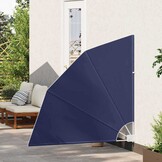 vidaXL Balkon Privacy Scherm Marineblauw 140 x 140 cm Stof