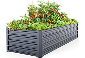 Verhoogd Bloembed Staal 240x90x45cm met 48% Korting