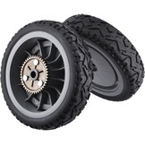 Cancanle 2pcs 8-inch Lawn Mower Rear Wheel for Toro Super Recyclers 107-3709 20381 20384 20383 21381 Lawn Mower