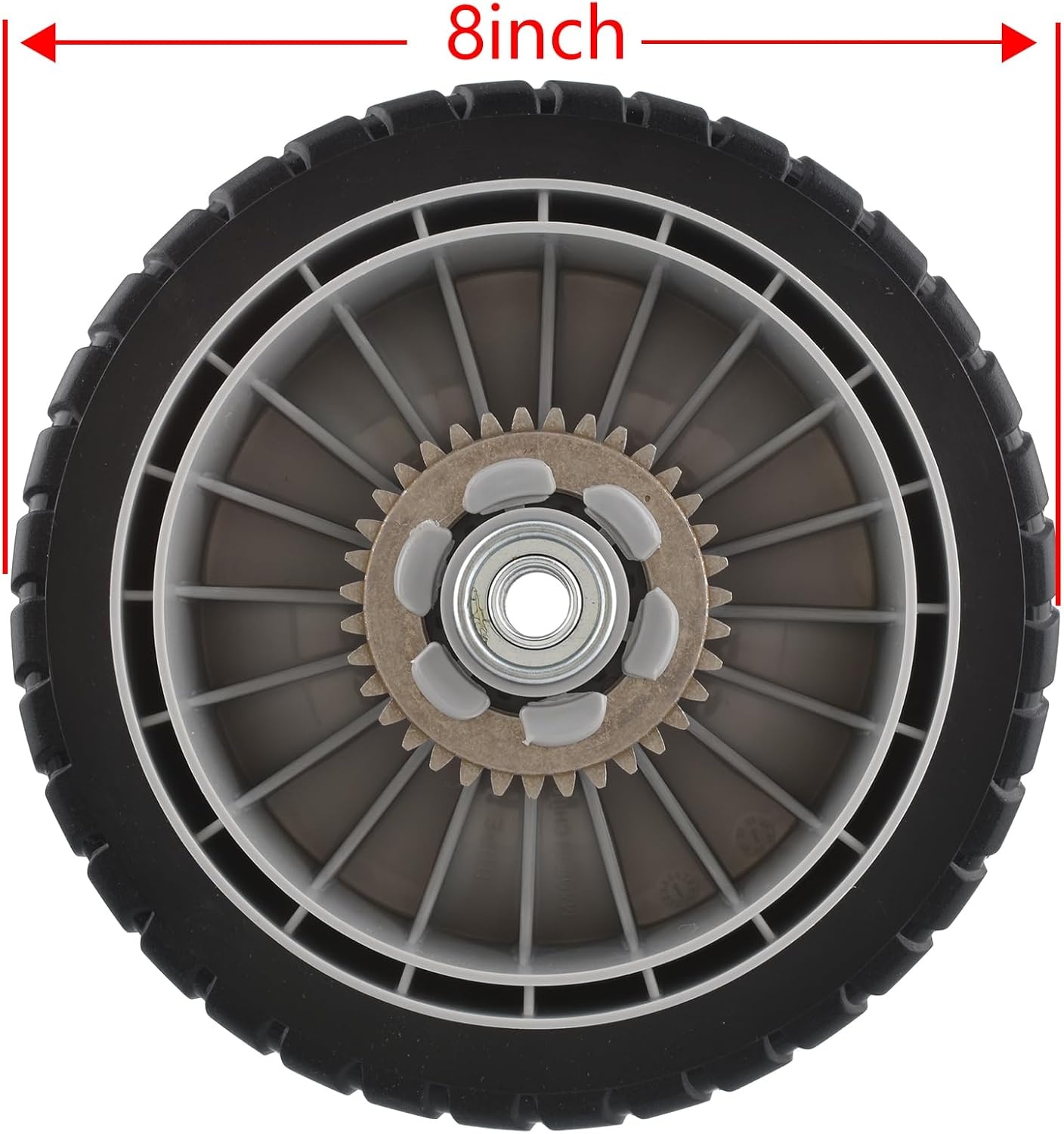Set van 2 achterwielen met tandwiel voor Honda Grasmaaier (8") - 51% korting
