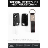 kaser Cover Shell Key Fob Case Remote Control 3 Buttons for PEUGEOT 107 207 307 407 308 409 407 607 (For Peugeot 3 Buttons)
