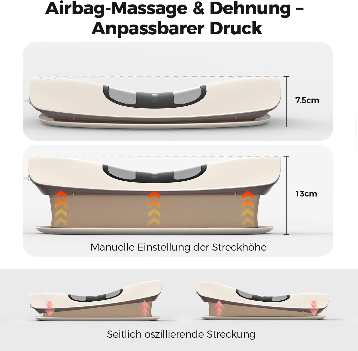 Elektrische Rugstretcher met 5 functies - 52% Korting