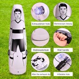 Opblaasbare Voetbal Trainingsdummy 1.75M - 57% Korting