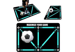 Voetbal Trainingsmat 60x90cm Zwart: Verbeter je Balcontrole met 45% Korting
