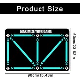Voetbal Trainingsmat 60x90 cm Zwart - Verbeter Balcontrole met 53% Korting