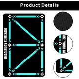 Voetbal Trainingsmat 60x90 cm Zwart - Verbeter Balcontrole met 53% Korting