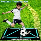 Voetbal Trainingsmat 60x90 cm Zwart - Verbeter Balcontrole met 53% Korting