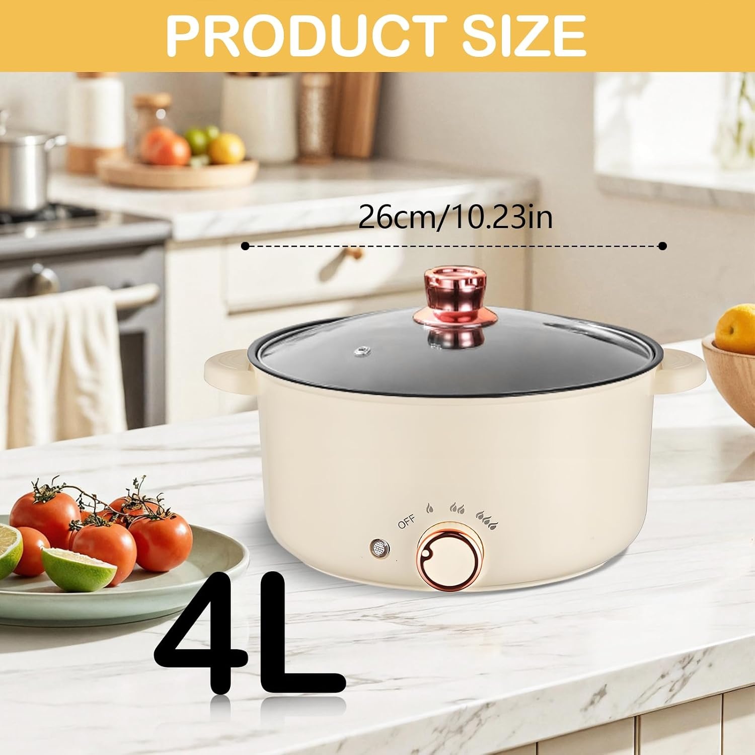 Elektrische Hotpot 4L met 2 Compartimenten - 33% Korting