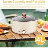 Elektrische Hotpot 4L met 2 Compartimenten - 33% Korting
