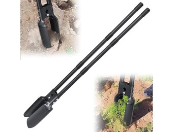 Paalgatboor Grondboor 154cm Dubbele Spade - 34% Korting