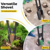 Paalgatboor Grondboor 154cm Dubbele Spade - 34% Korting