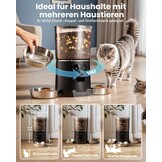 Kattenvoerautomaat 6L - 3 Bakken | Instelbaar | Wit | 34% Korting