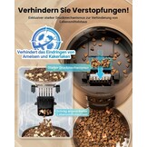 Kattenvoerautomaat 6L - 3 Bakken | Instelbaar | Wit | 34% Korting