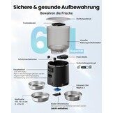 Kattenvoerautomaat 6L - 3 Bakken | Instelbaar | Wit | 34% Korting