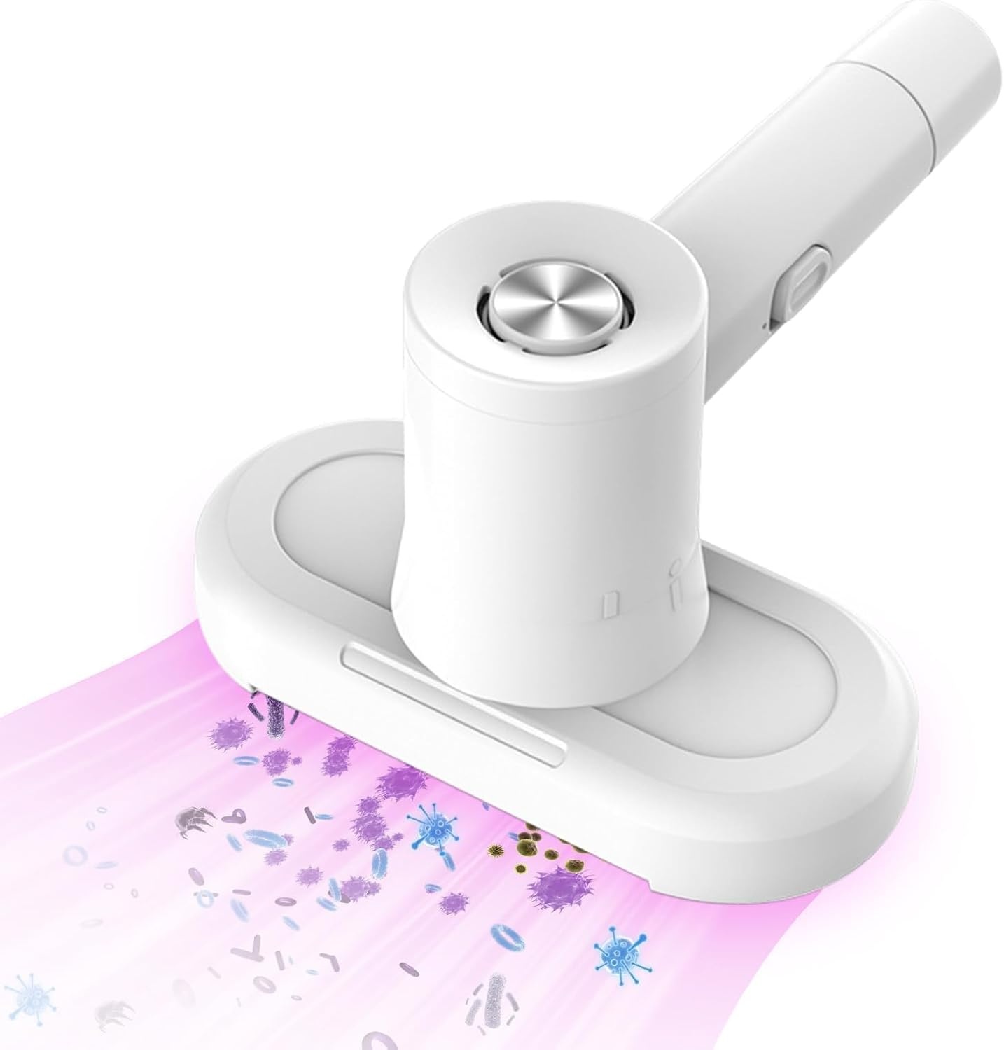 Draadloze Mijtzuiger met UV-licht & HEPA-filter | 30 min accuduur | Wit