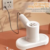 Draadloze Mijtzuiger met UV-licht & HEPA-filter | 30 min accuduur | Wit