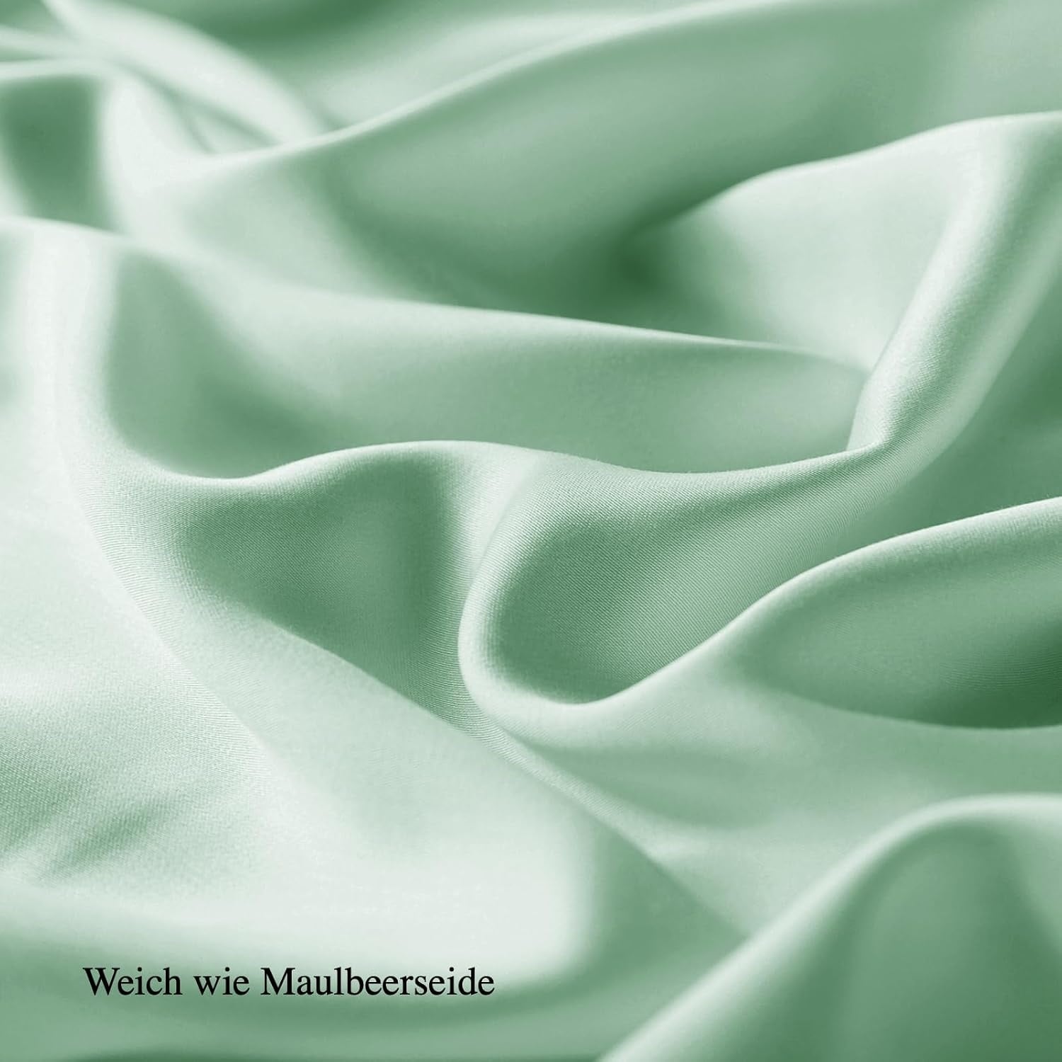 Dekbedovertrekset Bamboe Zijde Groen 200x220 cm - 60% Korting