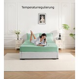 Dekbedovertrekset Bamboe Zijde Groen 200x220 cm - 60% Korting