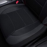 Universele Voorstoelhoezen Gabardine Mesh - Zwart/Grijs (-33%)