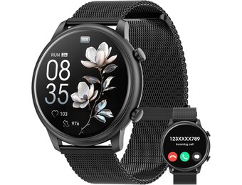 Smartwatch Dames met Bellen | 1.39" HD | Hartslag, SpO2, Slaap | 34% Korting