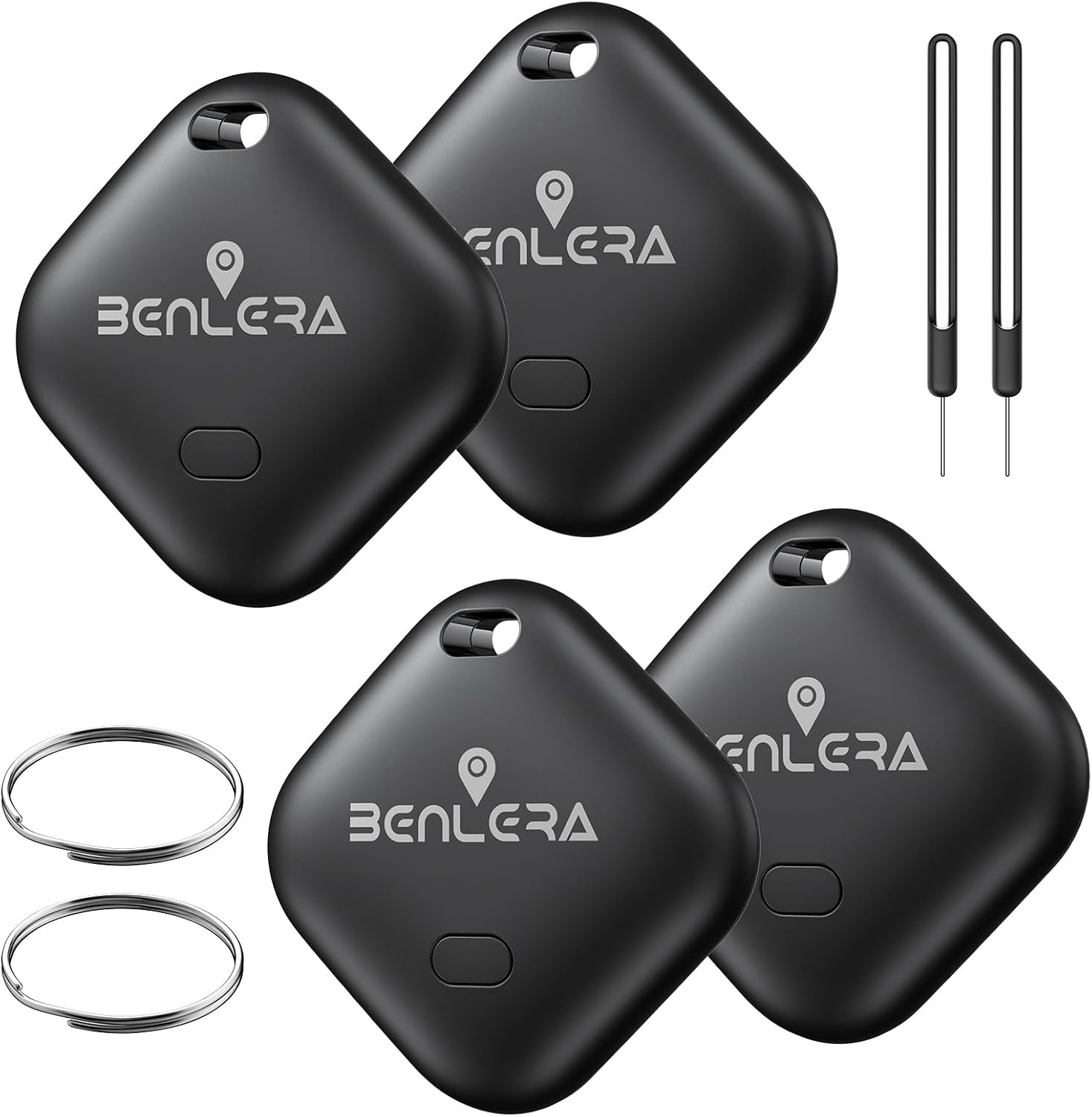 Benlera Smart Tag 4-Pack: Vind Sleutels & Bagage (iOS)