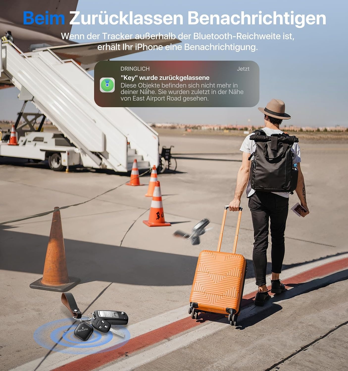 Benlera Smart Tag 4-Pack: Vind Sleutels & Bagage (iOS)