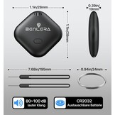 Benlera Smart Tag 4-Pack: Vind Sleutels & Bagage (iOS)