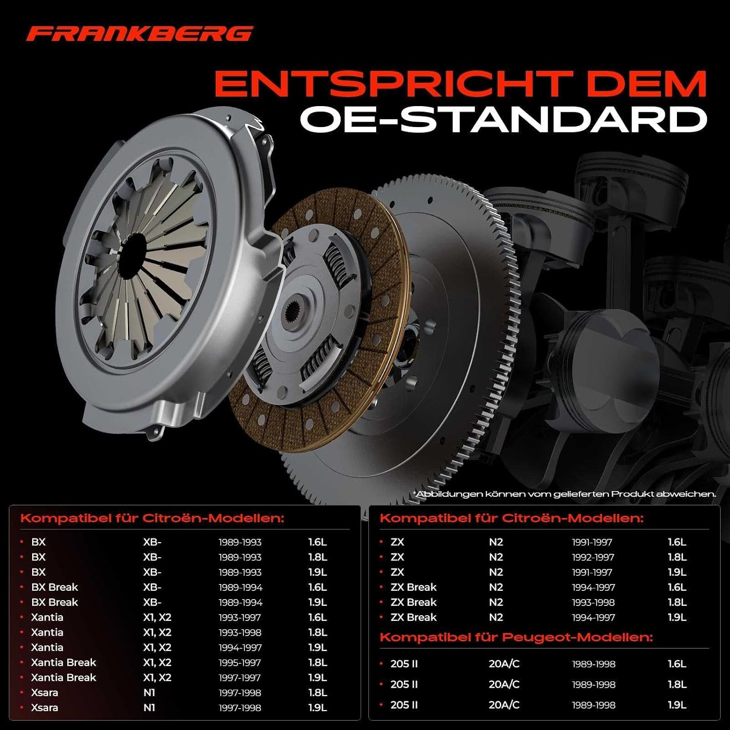 Koppelingsset Peugeot Partner & Citroën Berlingo 1.8/1.9L (1996-1998) - 60% Korting!