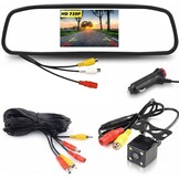 Achteruitrijcamerasysteem met 4.3" Spiegelmonitor (45% Korting)
